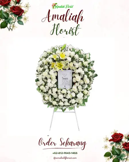 Krans Bunga Duka Panjang